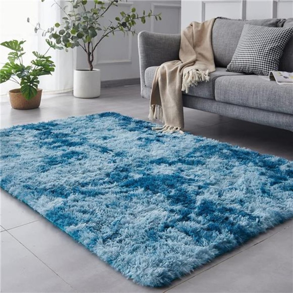 NEW Dark Blue Soft Area Rug